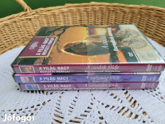 Reader's Digest A világ nagy nemzeti parkjai 3 db DVD