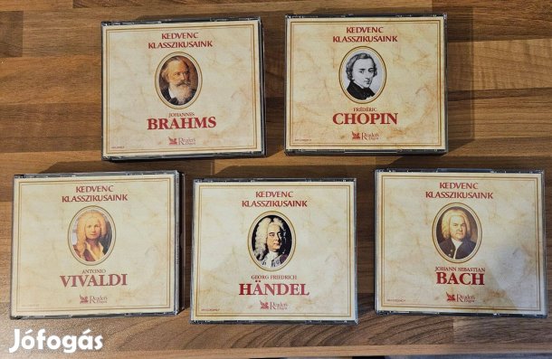 Reader's Digest: Brahms, Creader's hopin, Vivaldi, Handel, Bach 5x3 CD