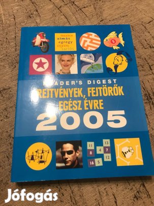 Reader's Digest - Rejtvények, fejtörők egész évre 2005 c. könyv Új!