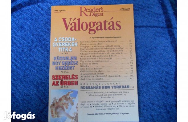 Reader's Digest magazin 1995 április