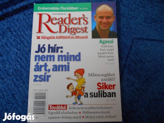 Reader's Digest magazin 2001 szeptember