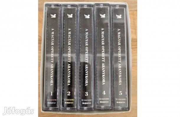 Readers Digest audió kazetták: A magyar operett aranykora (5 db)