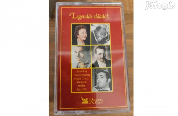 Readers Digest audió kazetták: Legendás előadók (4 db kazetta)