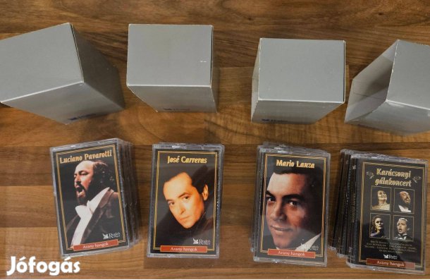 Readers Digest kazetták: Arany hangok: Pavarotti, Carreras, Lanza, stb