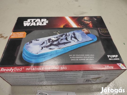 Ready BED - Star Wars mintás felfújható matrac + hálózsák fiúknak