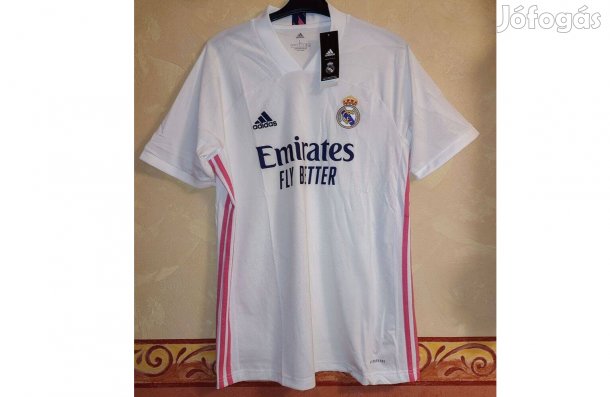 Real Madrid 2020-21 fehér pink eredeti adidas mez (M)
