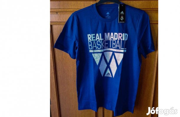 Real Madrid Basketball eredeti adidas sötétkék póló (több méret)