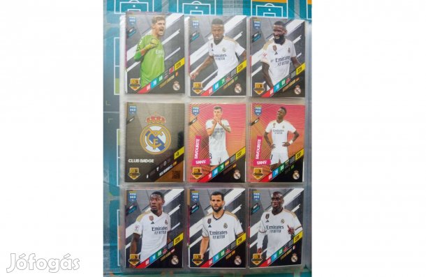Real Madrid Teljes sor Panini Fifa 365 2024 kártya