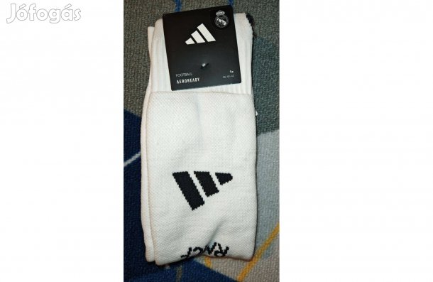 Real Madrid eredeti adidas fehér lábszárvédő zokni (40-42)