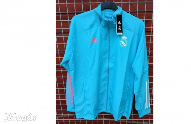 Real Madrid eredeti adidas kék cipzáras felső (L)