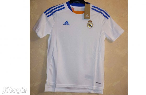 Real Madrid eredeti fehér adidas gyerek mez-póló (több méret)