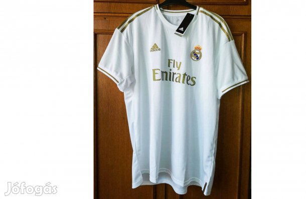 Real Madrid eredeti fehér arany adidas 2019-2020 mez (2XL)