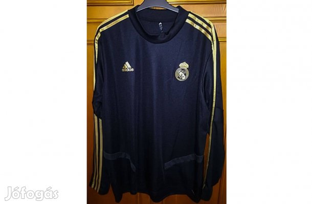 Real Madrid eredeti fekete arany adidas magasnyakú felső (2XL)