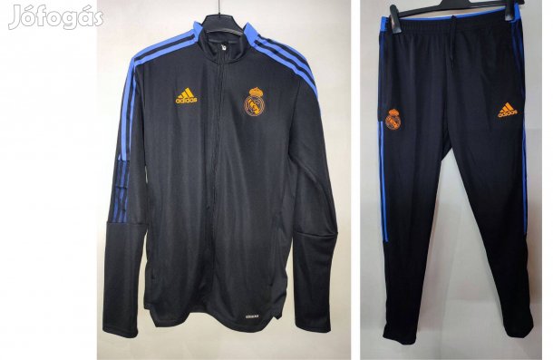 Real Madrid eredeti fekete kék adidas szabadidő szett (M)
