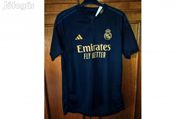 Real Madrid eredeti fekete sárga adidas 2023-24 mez (L)