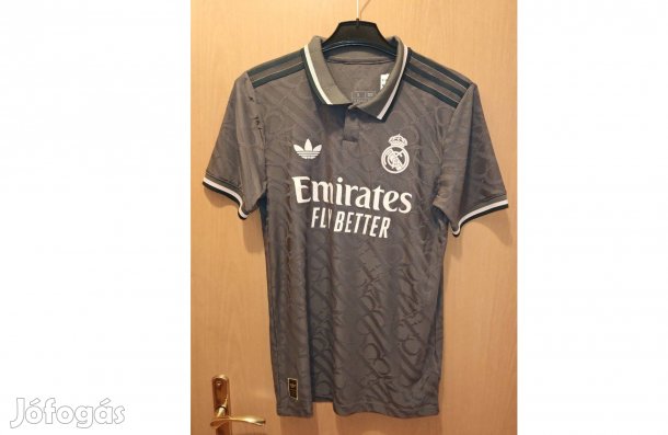 Real Madrid eredeti szürke adidas Originals Authentic mez (S)