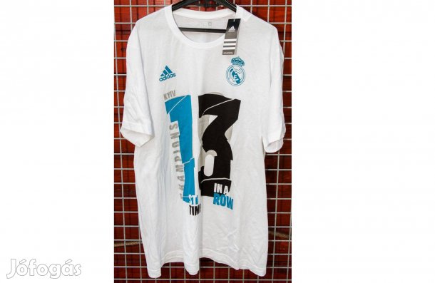 Real Madrid fehér Bajnokok Ligája döntő 13 Kijev eredeti adidas póló