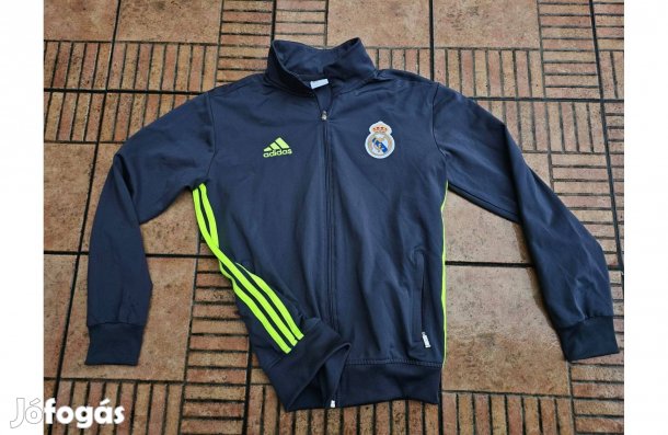 Real Madrid melegítő Adidas pulóver M L