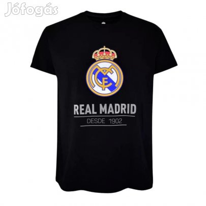 Real Madrid póló gyerek ESTAMPADA fekete