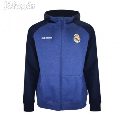Real Madrid pulóver gyerek kapucnis zippes sötétkék
