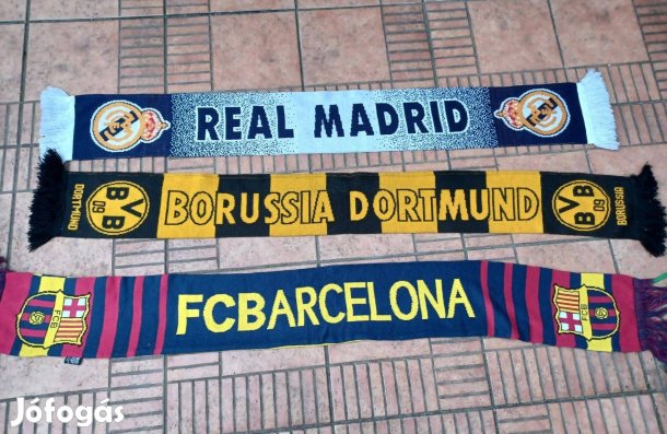 Real sál Dortmund szurkolói sál Barcelona sál 3db