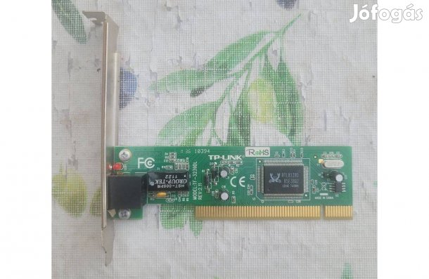 Realtek 8139D hálókártya (10/100M - PCI csatlakozó)