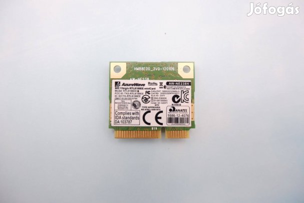 Realtek RTL8188EE Wifi kártya AW-NE238H