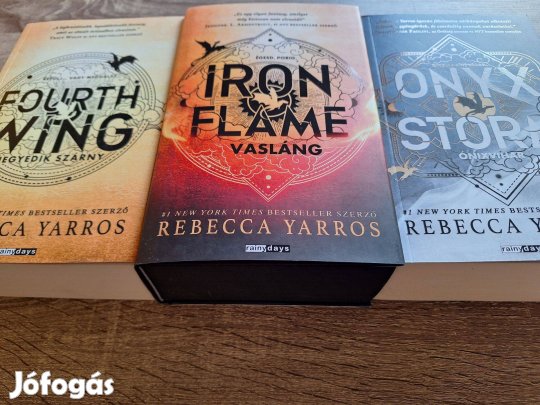 Rebecca Yarros - Negyedik szárny/Vasláng/Onixvihar Új Egyben!