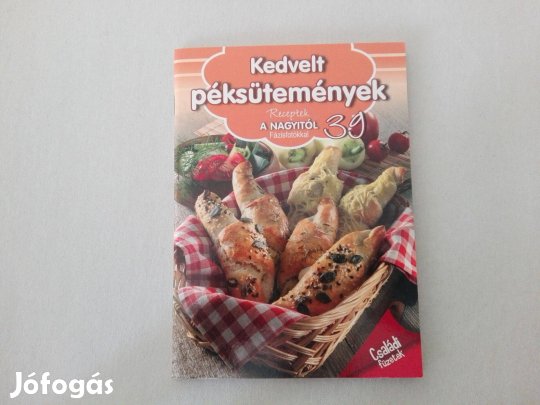 Receptek a Nagyitól 39. - Kedvelt péksütemények című új könyv eladó!