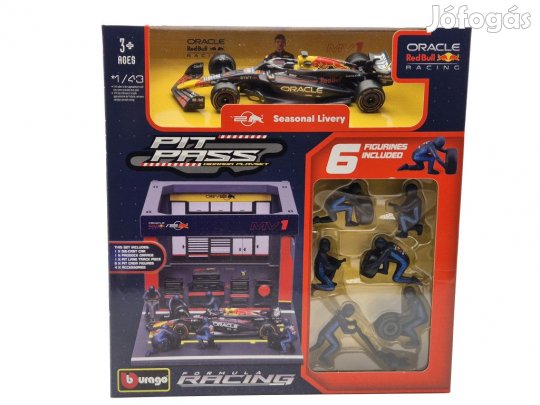 Red Bull Pit Stop - boxutca, kerékcsere diorama - RB19 F1 (2023) - #1