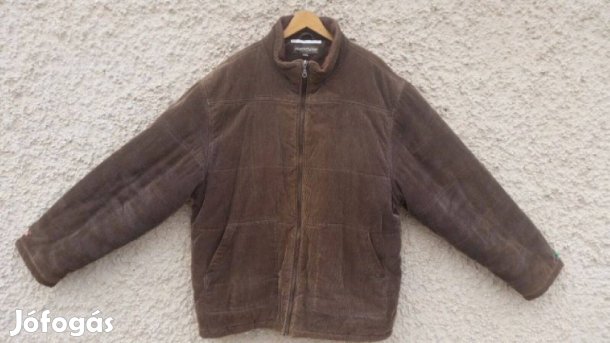 Redmax medvebarna férfi kordbársony téli kabát (XXL)