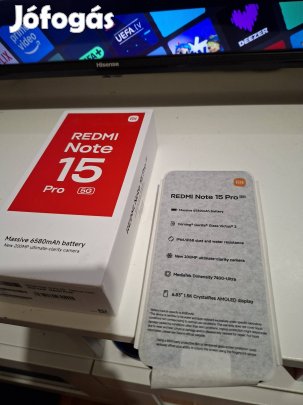Redmi Note 15 pro 5G 8/256GB új !