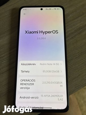 Redmi note 14 5g garanciális 