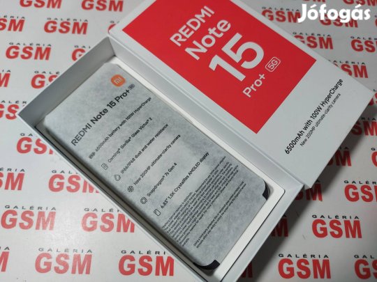 Redmi note 15 pro plus újszerű független garanciás 
