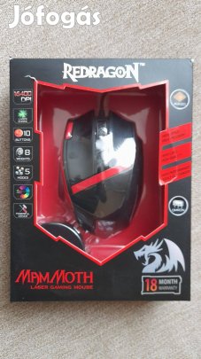 Redragon Mammoth lézeres gaming egér, 16400 DPI