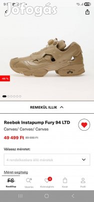 Reebok pump fury