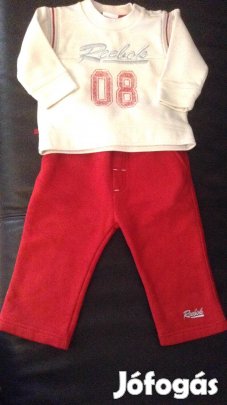 Reebok uniszex 2 részes melegítő szett, szabadidő ruha 74 74-es!