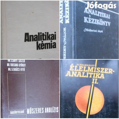 Régebbi, felsőfokú kémia könyvek együtt eladóvá váltak