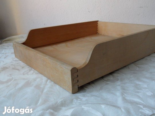 Régebbi fa íróasztal fiók