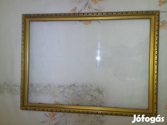 Régebbi fa képkeret ( 26.5 cm x 36 cm. ) eladó