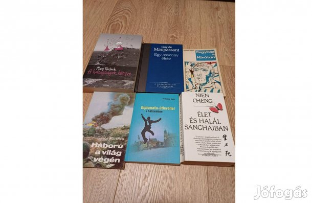 Regény könyvcsomag 6 db egyben (1.)