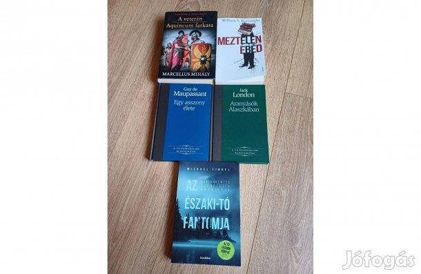 Regény könyvcsomag, 5 db egyben, Új (2.)