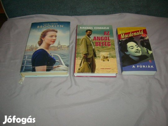 Regények - Colm Tóibín, Michael Ondaatje, Ross McDonald 3 db