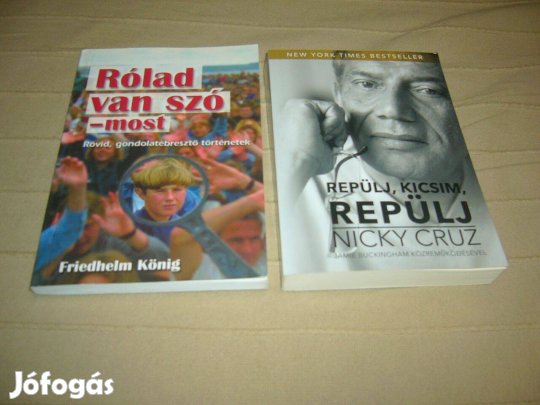 Regények - Nicky Cruz, Friedhelm König 2 db