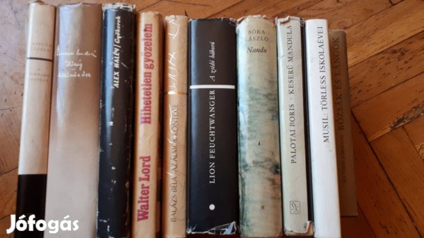 Regények kitűnő állapotban eladók