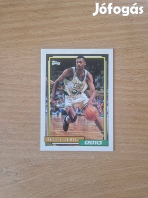 Reggie Lewis Topps 1992-93 #297 kosaras kártya