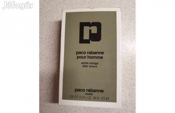 Régi 125 ml Paco Rabanne after shev doboz