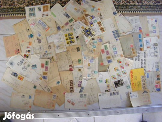 Régi 1930-85 közötti szépen,jól látható pecsételt borítékok