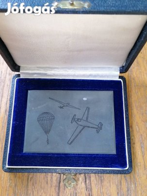 Régi 1963 Bécs repülős plaket