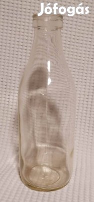Régi 1 Literes Szép Állapotú Nagy Tejes Üveg